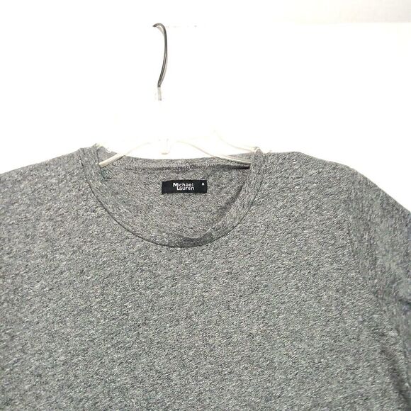 Michael Lauren's Simple Gray T-Shirt Dress with Snaps on Both Sides Size Med - Picture 3 of 7